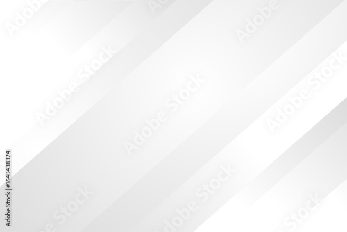 Abstract vector background of white gradient diagonal stripes, white and grey.
