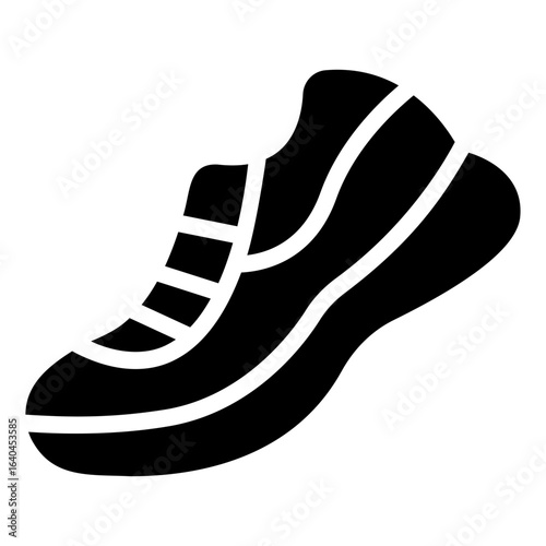 running shoe Solid icon