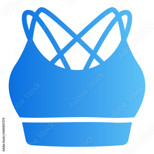 sports bra Gradient icon