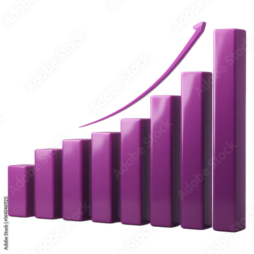 Free Download Smooth Purple Area Chart Showing Growth Over Time - GFXLoad