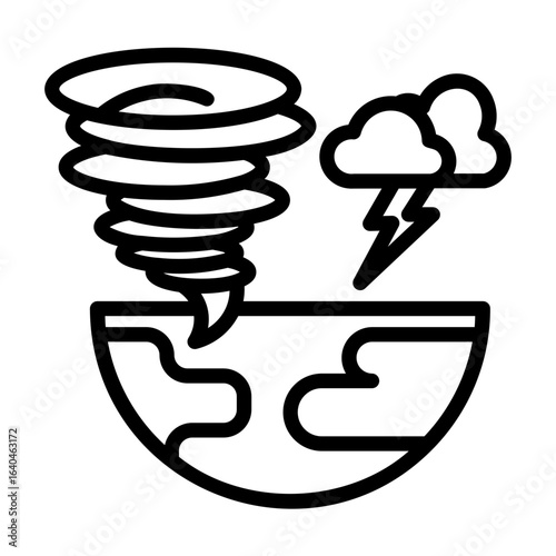 climate change Line Icon