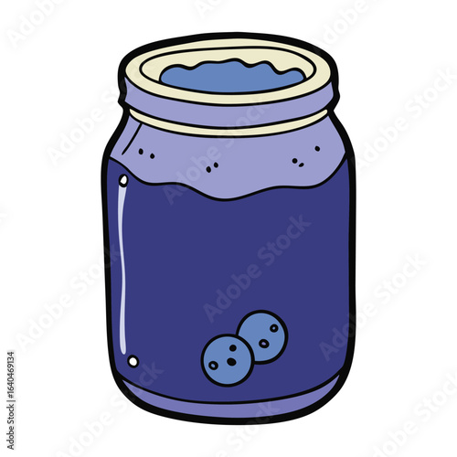 Sweet and tangy blueberry jam bursting with rich berry flavor, perfect for spreading on toast, pairing with pastries, or adding a fruity twist to your favorite dishes.
