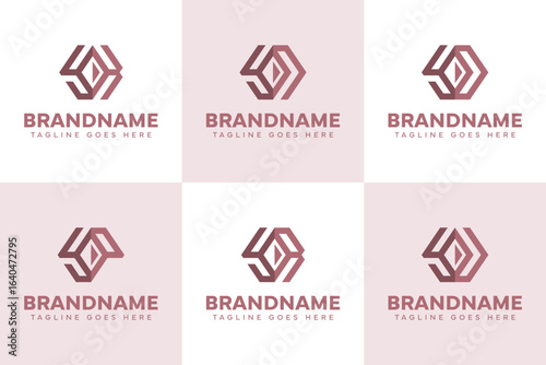 Letters YK YN YO YP YR YU Diamond Logo Set, symbolizing elegance, strength, and premium identity