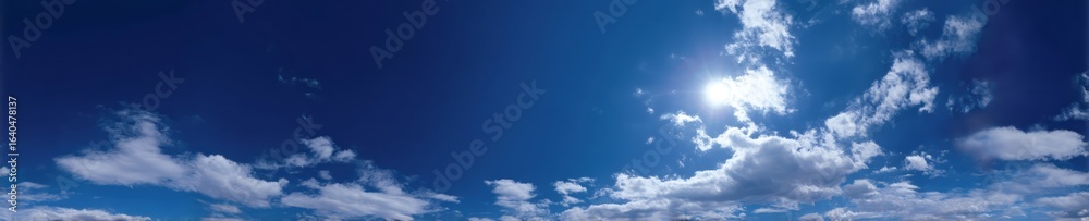 Obraz premium Panoramic hdr sky view nature 360 degree scene