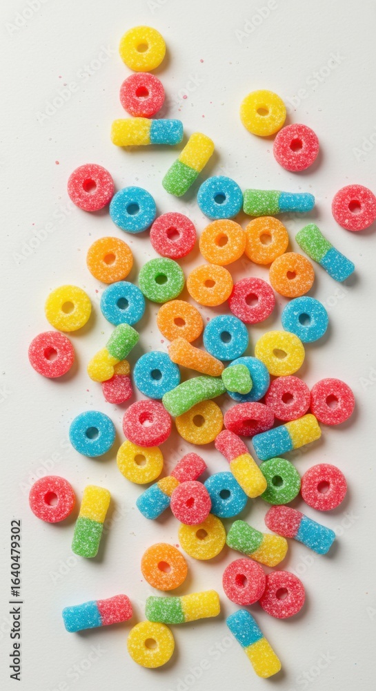 Fototapeta premium Assorted colorful gummy candies