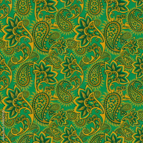 elegant paisley pattern for wallpaper background and textile beautiful paisley originated in persia and paisley is popular in Iran india scotland this paisley design is good for dress shawl scarf rida