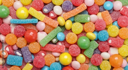 Colorful candy assortment