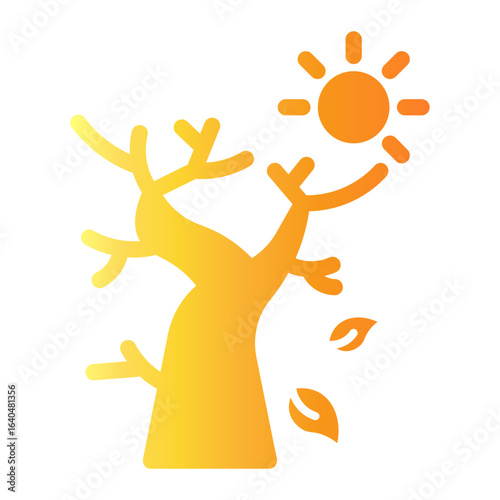 climate change Gradient icon