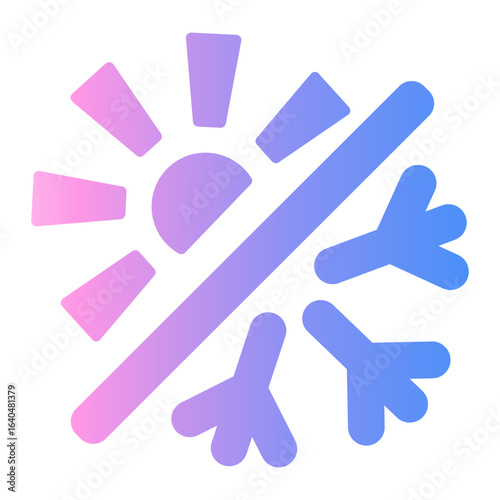 climate change Gradient icon