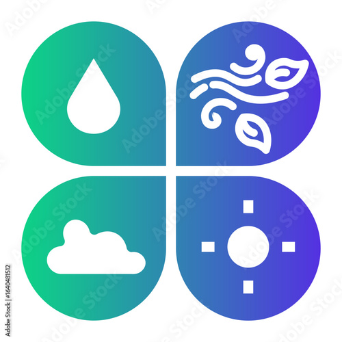 climate change Gradient icon