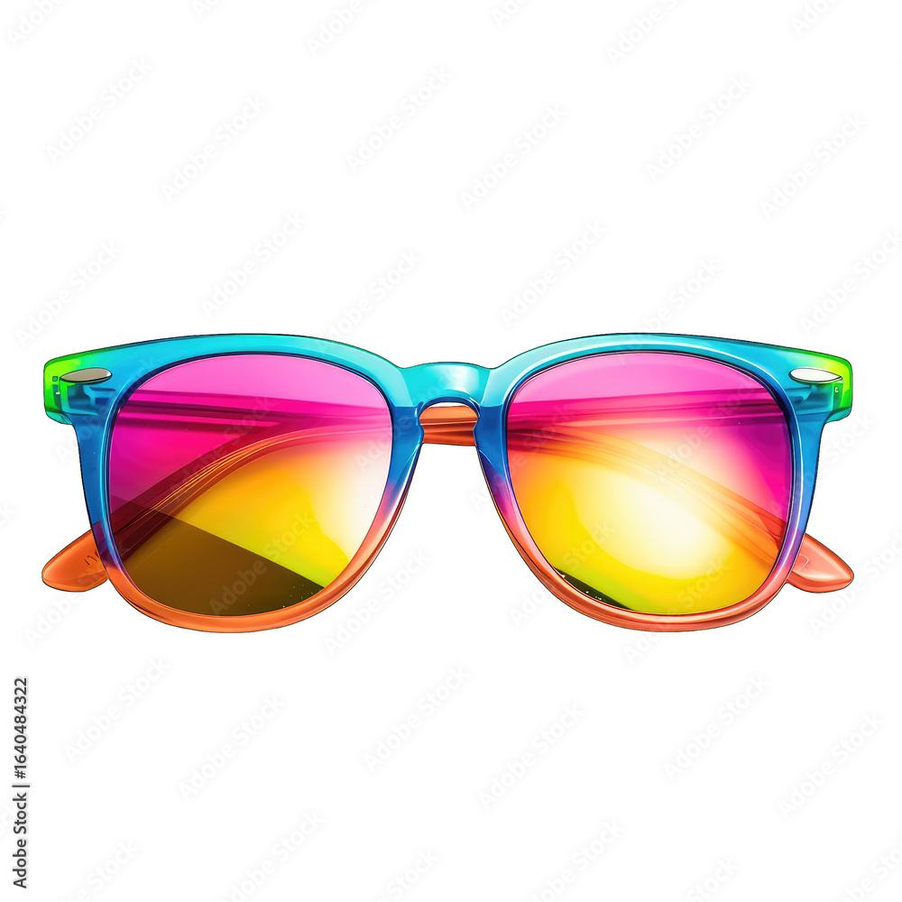 Colorful, vibrant sunglasses Colorful, vibrant sunglasses