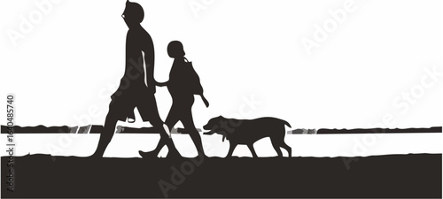 Silhouette illustration of co...