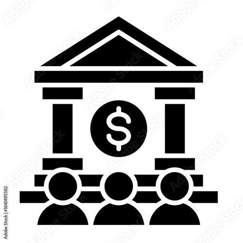 Institutional Investor  Icon Element For Design