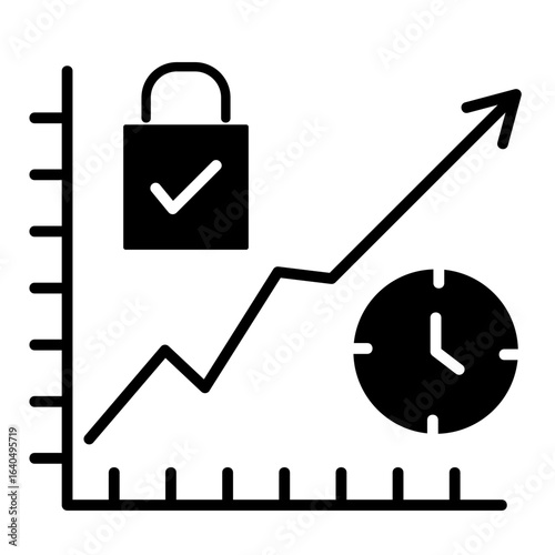 Lock-Up Period  Icon Element For Design