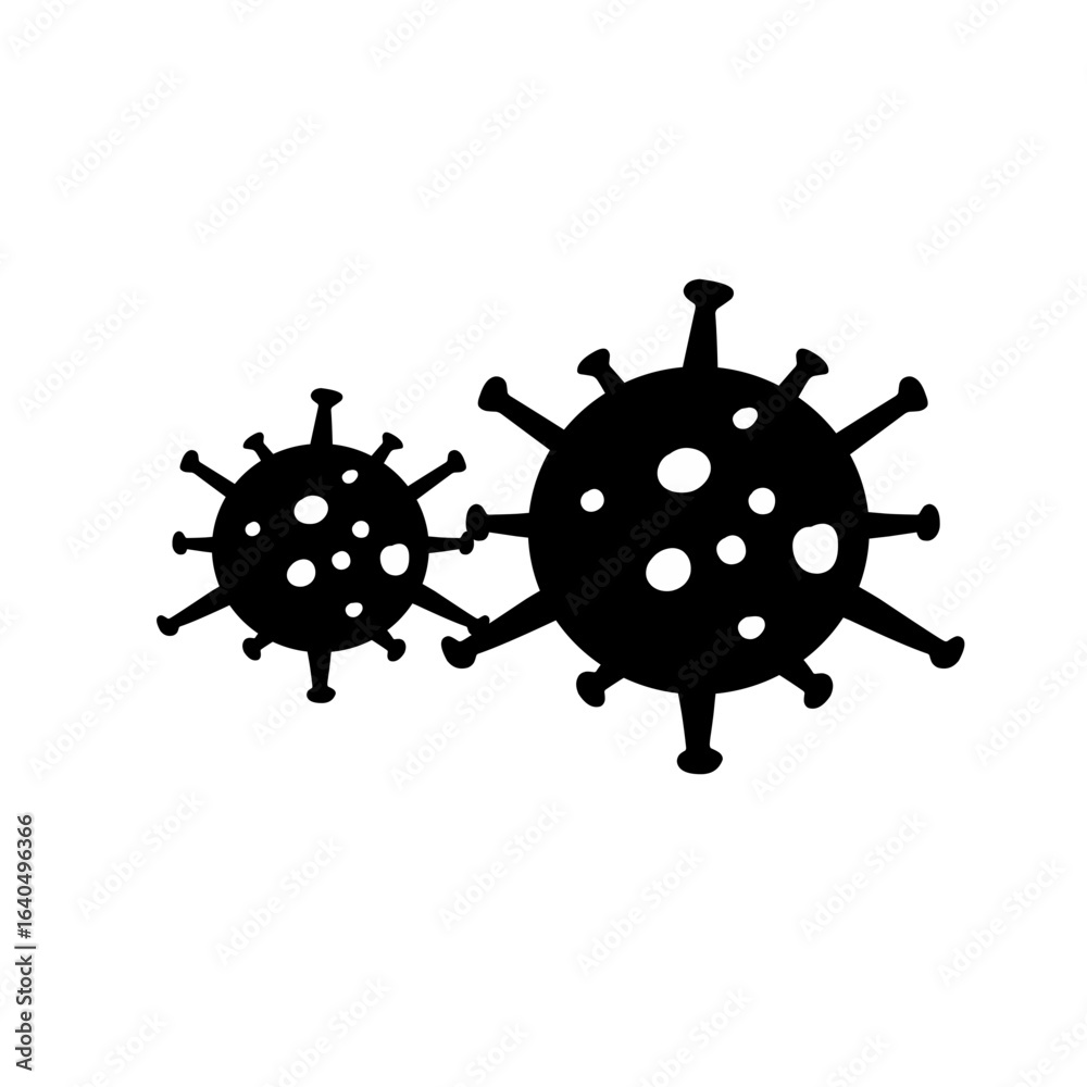 Obraz premium Corona virus icon