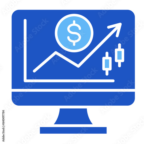 Trading Floor  Icon Element For Design