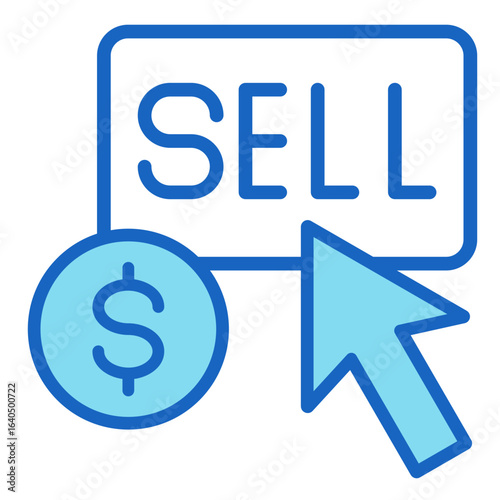 Sell Order  Icon Element For Design