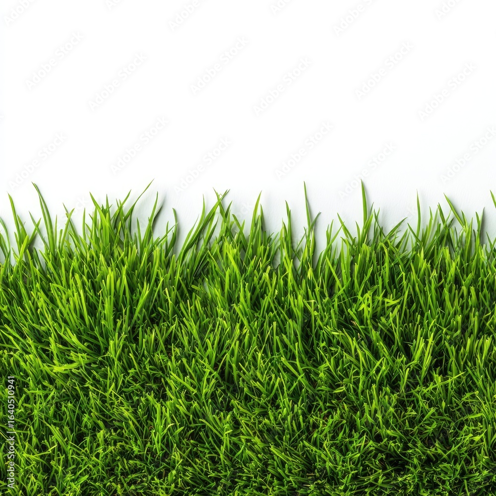 Fototapeta premium Close-up of vibrant green grass (1)