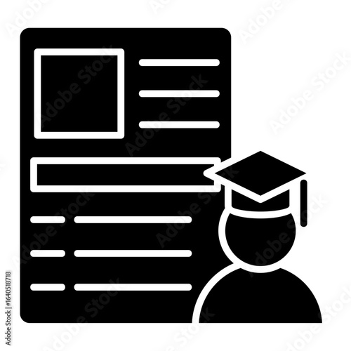 Trainee Profile  Icon Element For Design
