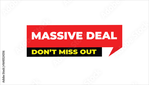 MASSIVE DEAL – DON’T MISS OUT
