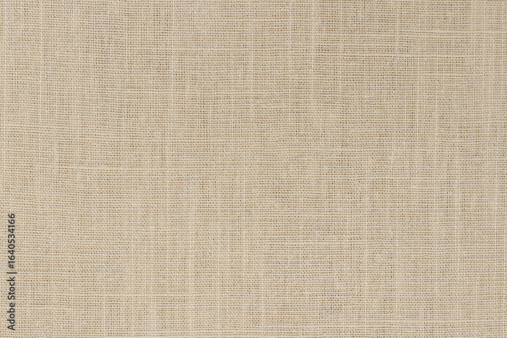 Fototapeta premium Brown linen fabric texture background, seamless pattern of natural textile.