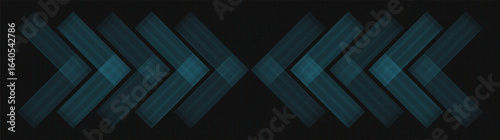 Panorama Neon Arrow on Technology Background,Digital and Connection Concept design,Vector illustration.