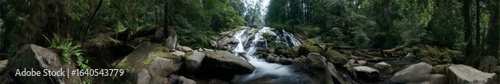 Waterfall adventure forest hdr panorama nature