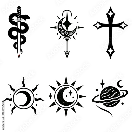 set of celtic symbols