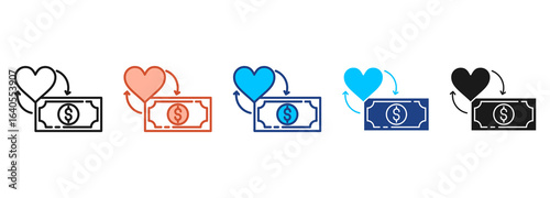 Like Icon Set Multiple Style Collection
