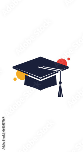 Graduation Cap Mortarboard Academic Achievement Symbol of Higher Education Success