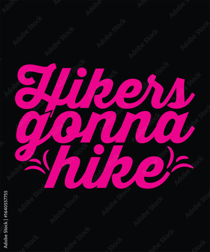 Obraz premium Hiking t shirt design