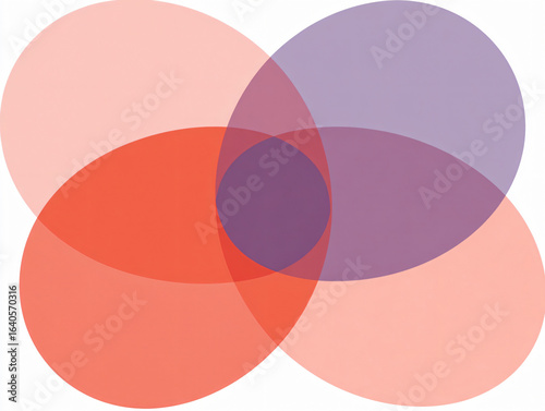 Abstract Design Circles Overlap Colors Graphic Pattern Geometry Modern Art Visual Symmetry Playful Minimal Bright Soft Colorful Texture Artistic Vibrant Bold Contemporary Waves Organic Dynamic Unity