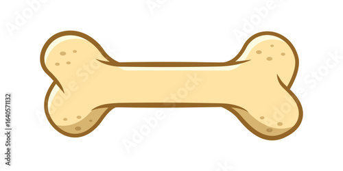 Dog bone icon in cartoon style. Human skeleton vector illustration on isolated background. Healthy orthopedic sign business concept.