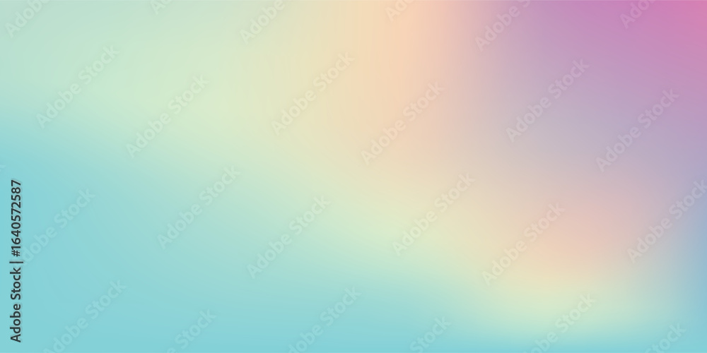 Fototapeta premium Blurred colored gradient background for presentation, banner, and backdrop designs. Vector illustration for templates and digital graphics.