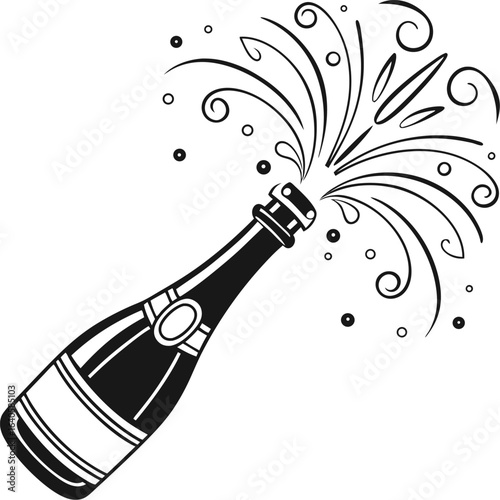 bottle of champagne