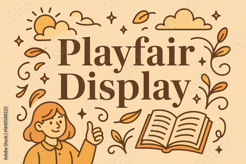playfair display vector