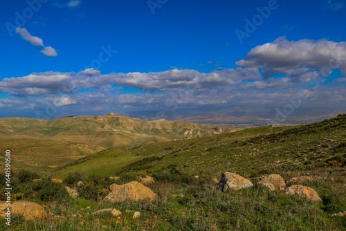 Photos View of the Jordan Valley in the West Bank Region of Judea and Samaria