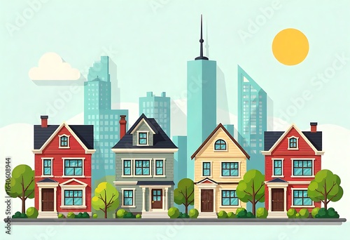 vector illustration of a city