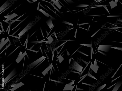 Background with abstract forged carbon fiber vector pattern with randomly arranged dark purple and black fragments, creating a modern and futuristic texture.