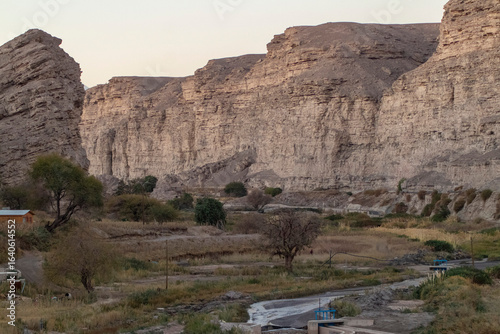 Lasana Valley at sunset, in the Atacama Desert