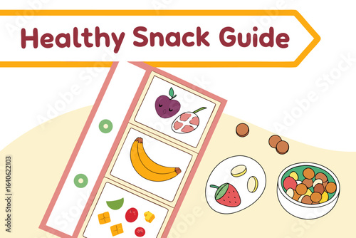 Discover a world of delicious and nutritious options with this vibrant healthy snack guide featuring fruits and colorful bites for all ages
