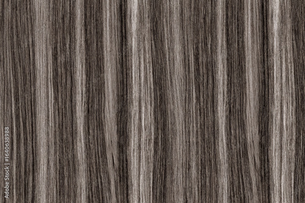Naklejka premium Dark wood grain texture background with vertical stripes pattern