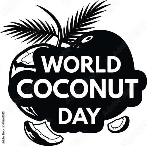 Celebrate World Coconut Day with vibrant tropical graphics