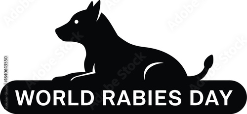 World Rabies Day awareness dog logo