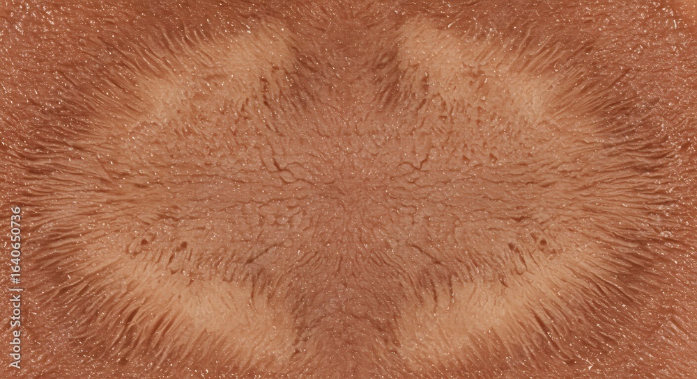 Fototapeta premium Symmetrical Organic Texture Background with Glistening Particles