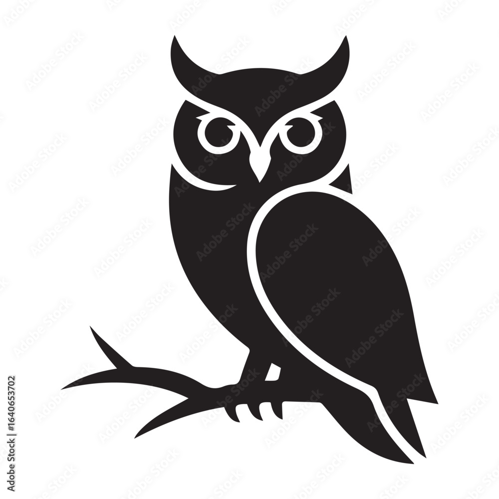 Obraz premium owl on branch