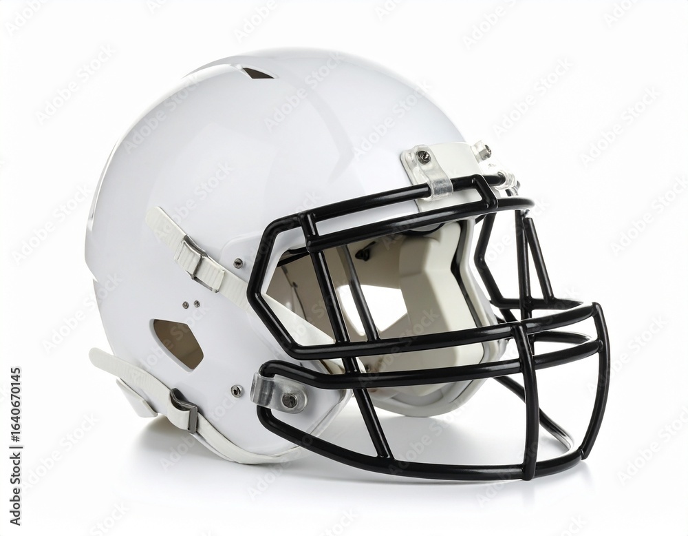 Fototapeta premium football helmet isolated on white background