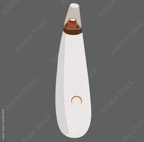 vektor blackhead extractor.Vacuum skin cleanser tool, electronic device for blackhead removing, pore cleaner, sebum extractor,