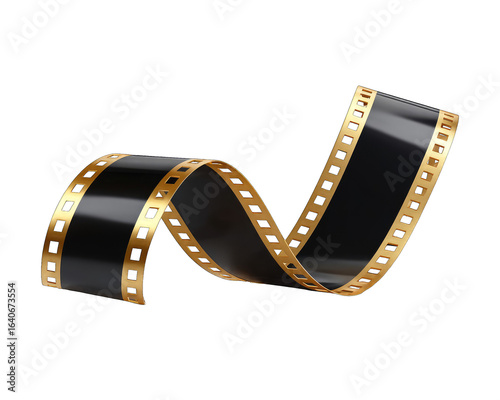 Golden film strip