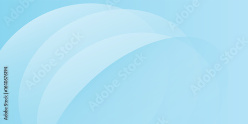 Minimalist banner background, pastel colorful, Light Blue gradations.backgroud.